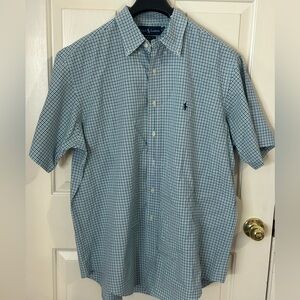 Ralph Lauren Men’s XL Classic Fit Short Sleeve Button Down Shirt